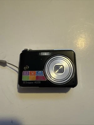 GE 12.1 MP DIGITAL CAMERA MODEL A1230 WITH 12 SHOOTING MODES Tested, Working. - Image 1 of 4
