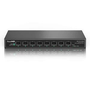 8 Port 10Gb SFP+ Web Managed Fiber Switch mit 8 x 10G SFP+ Ports | Multi-Gig... - Bild 1 von 7