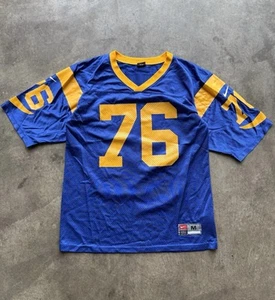 Vintage Nike ORLANDO PACE #76 Los Angeles St. Louis Rams NFL Jersey Medium USA - Picture 1 of 10