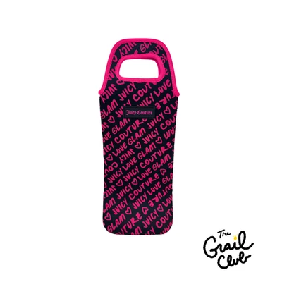 BOLSA DE VINO JUICY COUTURE Neopreno Aislado Negro Rosa - Envío Gratis Foto 1 de 2