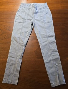 Van Heusen Pants Women's Size 0 Gray Extensible Stretch Casual 2 Angled Pockets - Picture 1 of 8