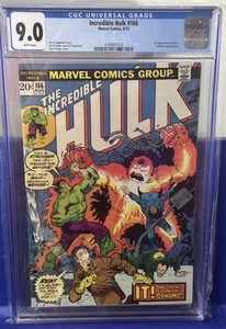 The Incredible Hulk #166 Marvel Comics August 1973 CGC 9.0 - Picture 1 of 3