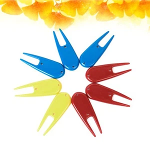 8pcs Plastic Accessory Divot Tool (Random Color) ball marker divot tool set - Picture 1 of 11