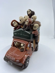 VTG Day Of The Dead Clay Hand Sculpture Made In Mexico Rare Pottery - Picture 1 of 24