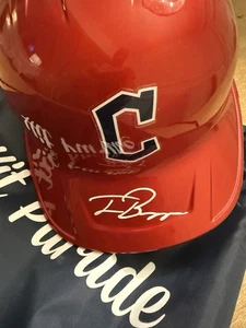 Fanatics Certified Travis Bazzana Autographed Full Size Batting Helmet Guardians - Picture 1 of 13