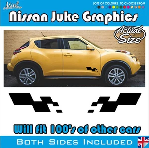 NISSAN JUKE Rayas Laterales JDM Nismo Calcomanías Adhesivas Gráficos TEKNA GRATIS P&P 022 - Imagen 1 de 4