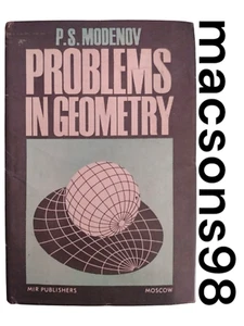 Problems in Geometry Modenov Mir Publishers Moscow 1981 - Picture 1 of 24