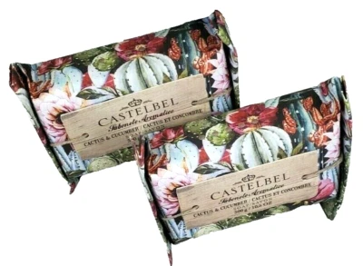 2-Pack Castelbel CACTUS AND CUCUMBER Fragranced Soap w Shea Butter 10.5 Oz - Image 1 of 4