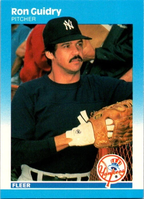 1987 Fleer Baseball #100 Ron Guidry *NM* - Image 1 of 1