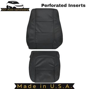 2011-2015 For Ford Explorer Limited Leatherette Passenger Covers Charcoal Black - Picture 1 of 14