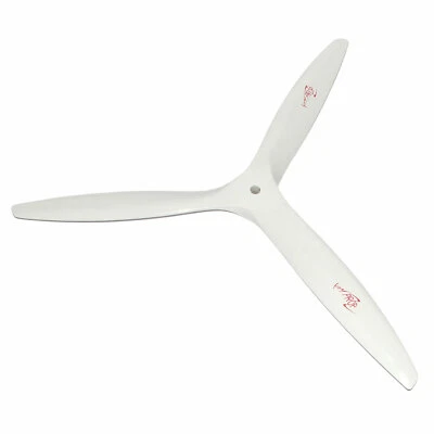 12x6 Wooden Propeller 3-blades CCW white Beechwood RC Fuel Engine Aircraft Blade - Image 1 of 4