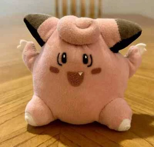 Vintage Pokemon Clefairy Plush 4" Stuffed Animal - Hasbro Nintendo 1998 N6 - Picture 1 of 6