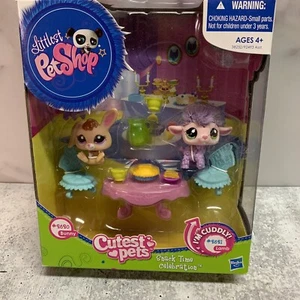 Littlest Pet Shop süßeste Haustiere Snack Zeit Feier #2620 Hase #2621 Lamm - Bild 1 von 2