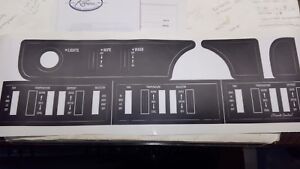 like NOS 1968 Buick Riviera complete dash set applique decal .