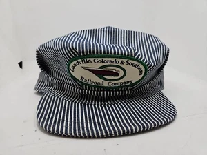 Leadville, Colorado & Southern Railroad Company Patch on Hat-Blue/White Train - Picture 1 of 5