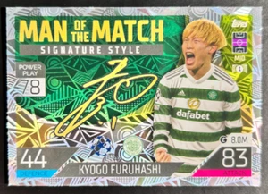 Kyogo Furuhashi Man of the Match 2022-23 Topps Match Attax CL #449 - Celtic FC - Bild 1 von 2