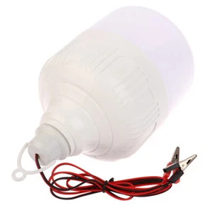 50W 12V Portable Clamp Lamp Emergency Lights Rechargeable LED Lantern Bulb - Picture 1 of 9