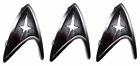 Star Trek New Movie Command Chevron Logo Metal Enamel Pin Set of 3