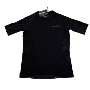 Skins DNAmic Ultimate Men's Short Sleeve Black Compression Top Size L NWT - Picture 1 of 9