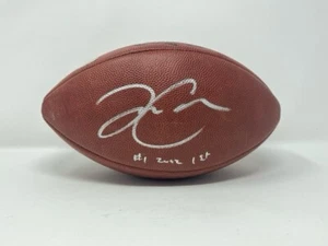 David Carr Autographed New York Giants Wilson NFL Football Schwartz - Picture 1 of 5