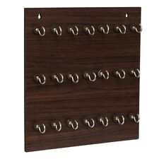 Webelkart Wooden Premium Key Chain Wall Hanging Key Holder- 21 Hooks (Brown)