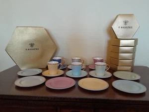 THE ROYAL COLLECTION FABERGE: Six cups & saucers and six small plates - RARE - Picture 1 of 24