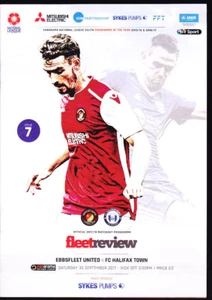 2017/18 EBBSFLEET UNITED V FC HALIFAX TOWN 30.09.2017 National League - Bild 1 von 1