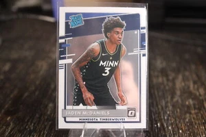 2020-21 Donruss Optic Jaden McDaniels Rated Rookie #178 Minnesota Timberwolves - Picture 1 of 2