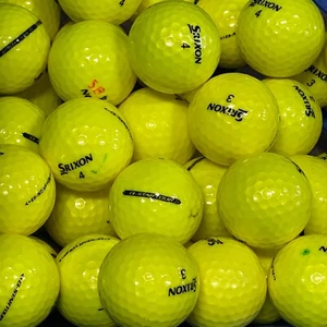24 Yellow Srixon Q-Star Tour Used Golf Balls - 4A Grade AAAA - Picture 1 of 4