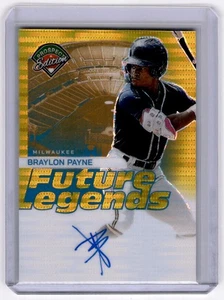 2024 Braylon Payne Auto 09/10 Milwaukee Brewers #FRS-BP - Picture 1 of 2