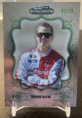 2013 Press Pass Showcase Trevor Bayne #2 Green 2/20 (RC) - Image 1 of 2