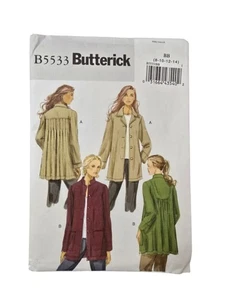 Butterick B5533 Misses Jacket Sewing Pattern Sizes 8-14 Uncut Factory Folded - Picture 1 of 5