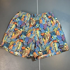 Patagonia Baggies 4” Badeshorts Herren Small Joy Pitch blau 57022 Muster - Bild 1 von 10