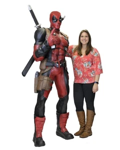 Deadpool Marvel Classics Life Size Foam Movie Replica NECA 1:1 6 Feet Tall New - Picture 1 of 3