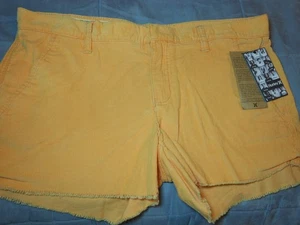 NEW HURLEY size 13 regular shorts CORDUROY orange 36 inches LOW RIDER BOYFRIEND - Picture 1 of 8