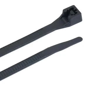 14 In. UV Black Cable Tie 50 Lbs. Tensile Strength (500-Pack) - Picture 1 of 12
