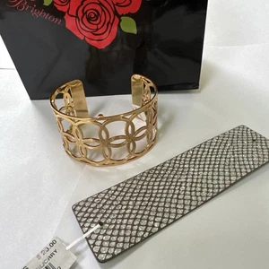 NEU MIT ETIKETT BRIGHTON ARMBAND Christo NYC breites Armreif Armband Gold Christo Collection 78 - Bild 1 von 6