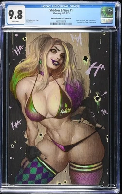Shadow & Vice 1 Ickpot Harley Quinn Jokerized Emerald City Comic Con Exc CGC 9.8 - Image 1 of 2