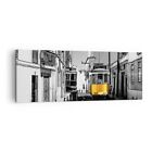 Wandbilder 140x50cm Leinwandbild Stra�enbahn Portugal Lissabon XXL Bilder