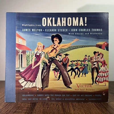 Highlights From Oklahoma! - 3 Record Set - 1945 - 78rpm - RCA - Vinyl - Complete - Image 1 of 4