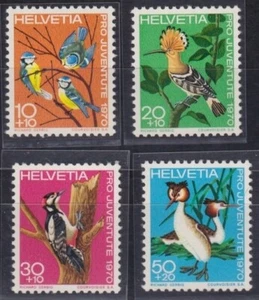 F-EX44882 SWITZERAND MNH 1970 PRO JUVENTUTE BIRD AVES PAJAROS OISEAUX. - Picture 1 of 1