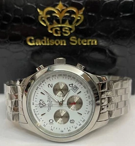 Gadison Stern Chronograph Blue Eagle 40mm Edelstahl Schraubkrone - Picture 1 of 4