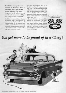 1957 Chevy Bel Air Sport Coupe Original Ad - Picture 1 of 1