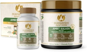 NEW MAHARISHI HERBAL AMRIT KALASH MAK 4 & 5 COMBO PACK (RESTORE INNER BALANCE) - Picture 1 of 3
