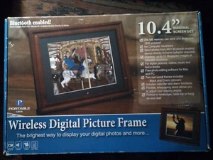 Digital Photo Frame 10inch-Full HD Display - Adjustable Brightness Portable USA - Picture 1 of 14
