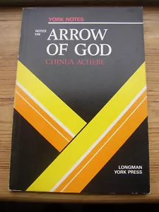 UNREAD York Notes on Arrow of God Chinua Achebe Novel Study Revision Guide Book - Picture 1 of 6