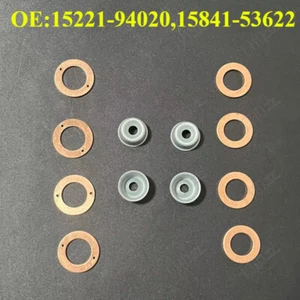 For Kubota V3300, V3800, V3600, 4 Cylinder Injector Seal Kit With Heat Shield) - Picture 1 of 4