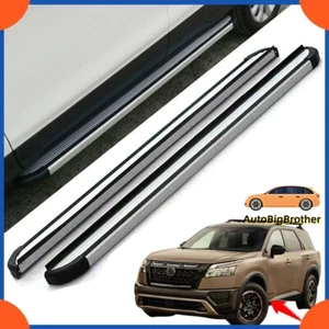 2PCS Running Boards Side Steps Nerf Bar Fits for Nissan Pathfinder 2022 2023 24 - Picture 1 of 16