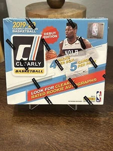 2019/20 Panini Clearly Donruss Basketball Factory Sealed Hobby Box - Picture 1 of 2