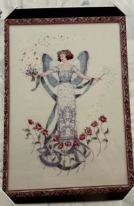 Mirabilia Aprils Blue Diamond MD47 Cross Stitch Pattern Chart By Nora Corbett - Picture 1 of 4